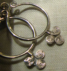 Silver Hoop Earrings